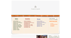 Desktop Screenshot of discoversikkim.com